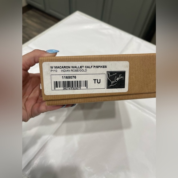 Christian Louboutin Macaron Wallet/Wristlet Spikes - Picture 4 of 11